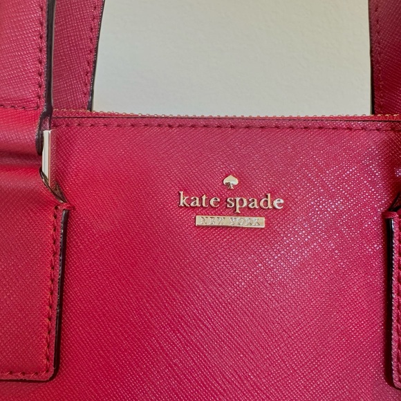 Kate Spade Red Satchel Handbag - Picture 3 of 7